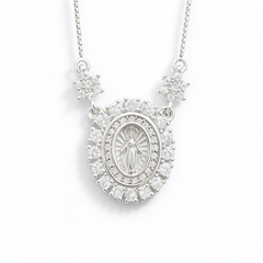 COLAR MEDALHA N.S. DAS GRAÇAS CLASSIC