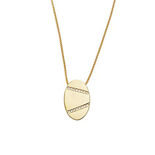 COLAR LONGO OVAL ELEGANCE