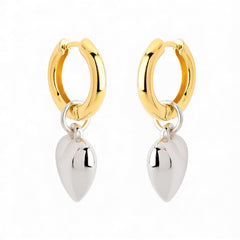 ARGOLA PINGENTE CORAÇÃO