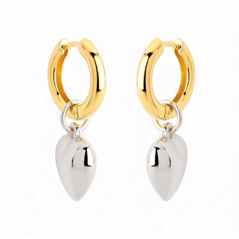 ARGOLA PINGENTE CORAÇÃO