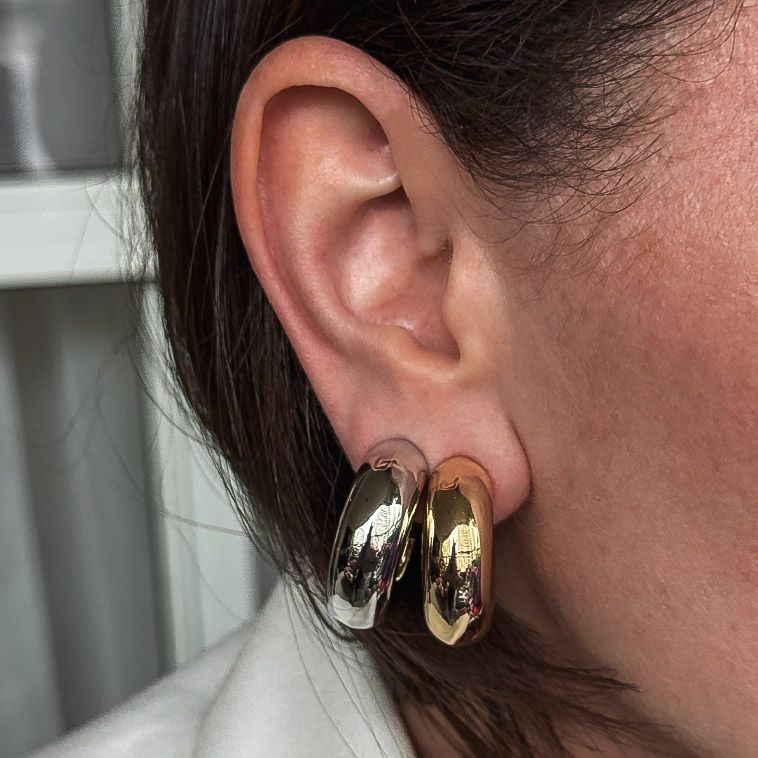 BRINCO ARGOLA TUBO BOLD (M)