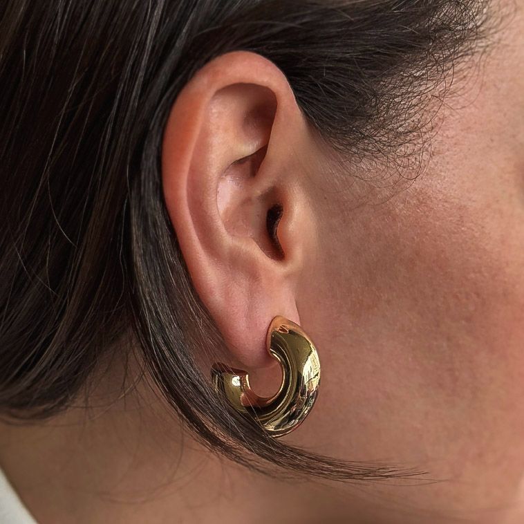 BRINCO ARGOLA TUBO BOLD (M)